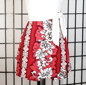 Vintage Hawaiian Printed Skort